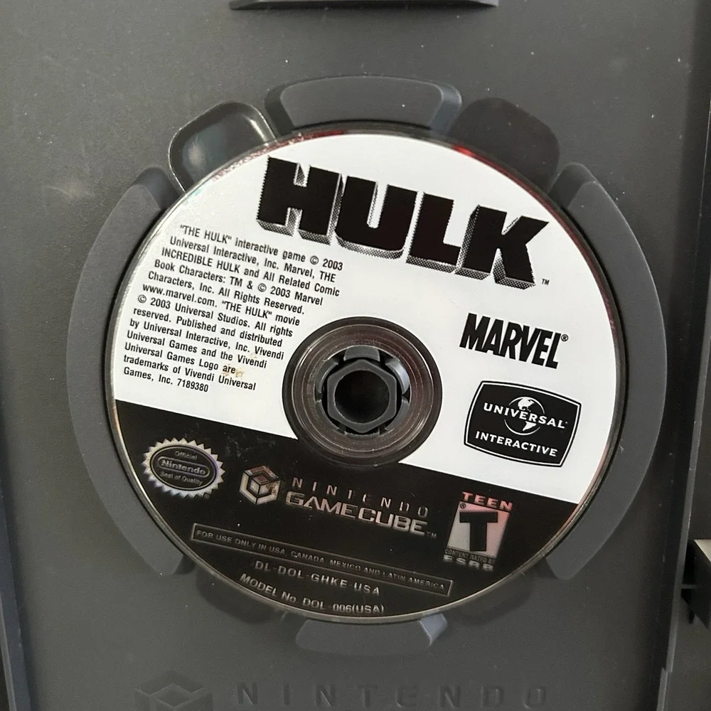 Hulk (Nintendo GameCube, 2003) Complete In Box